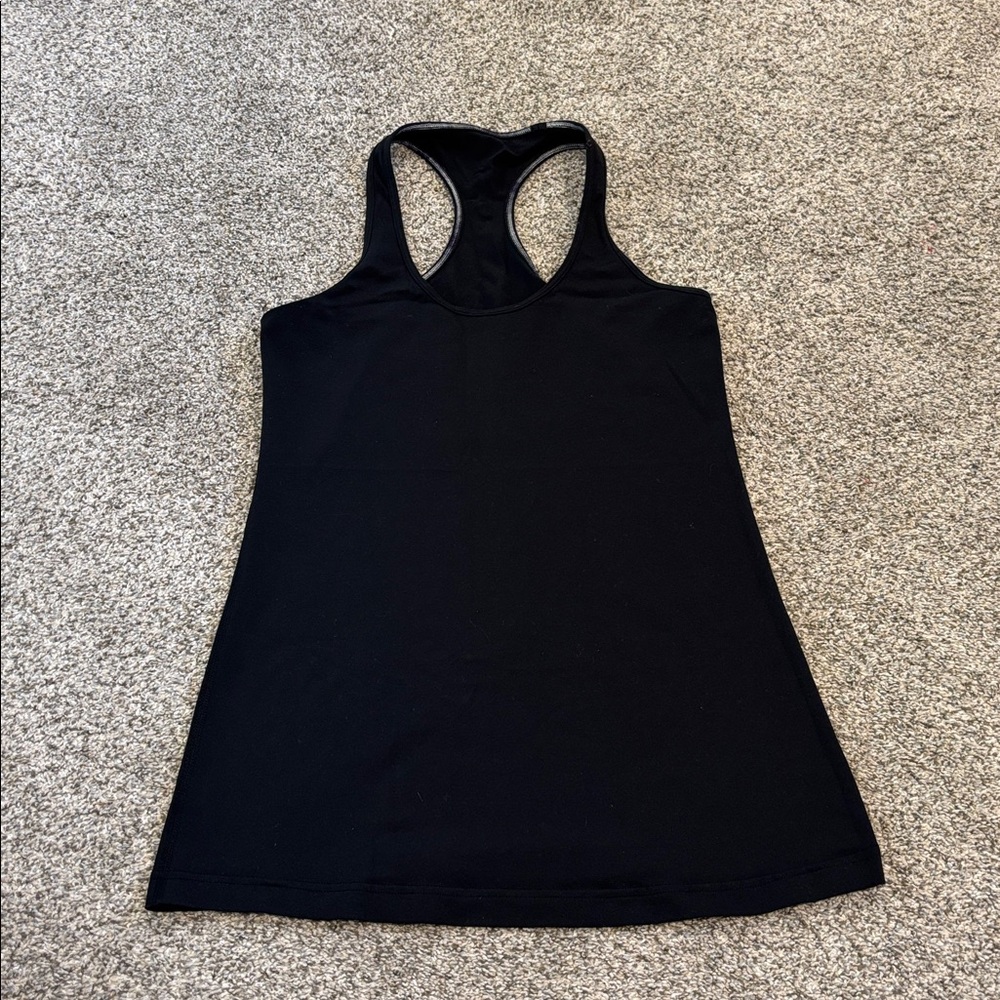 Black Racerback Tank Top